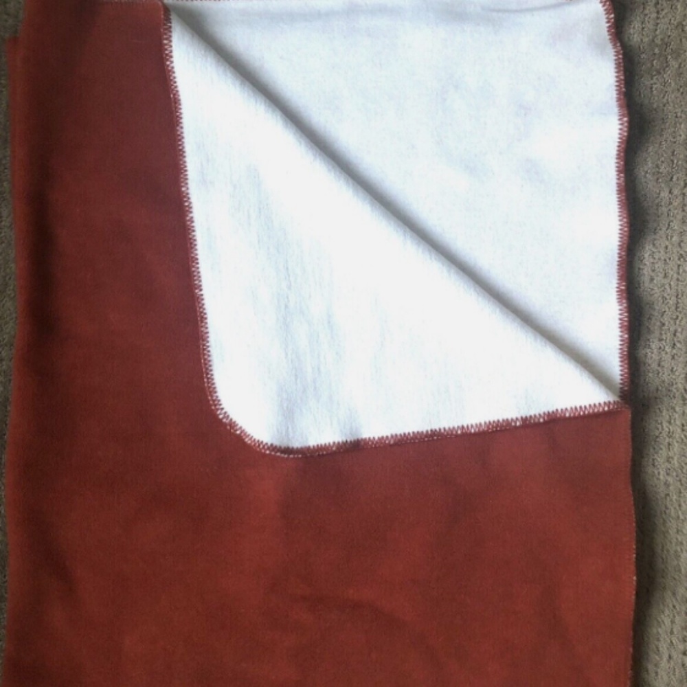Docofil White Label Brown/White Cotton Blend Reversible Throw Blanket Portugal